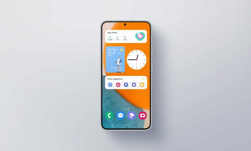 How To Customize Clock Widget On Samsung One UI Home Screen
