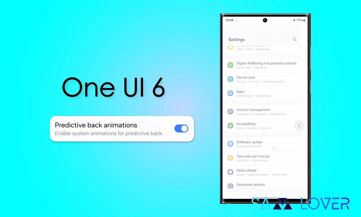 One UI 6.0 Improves Gesture Navigation with Predictive Back Animation