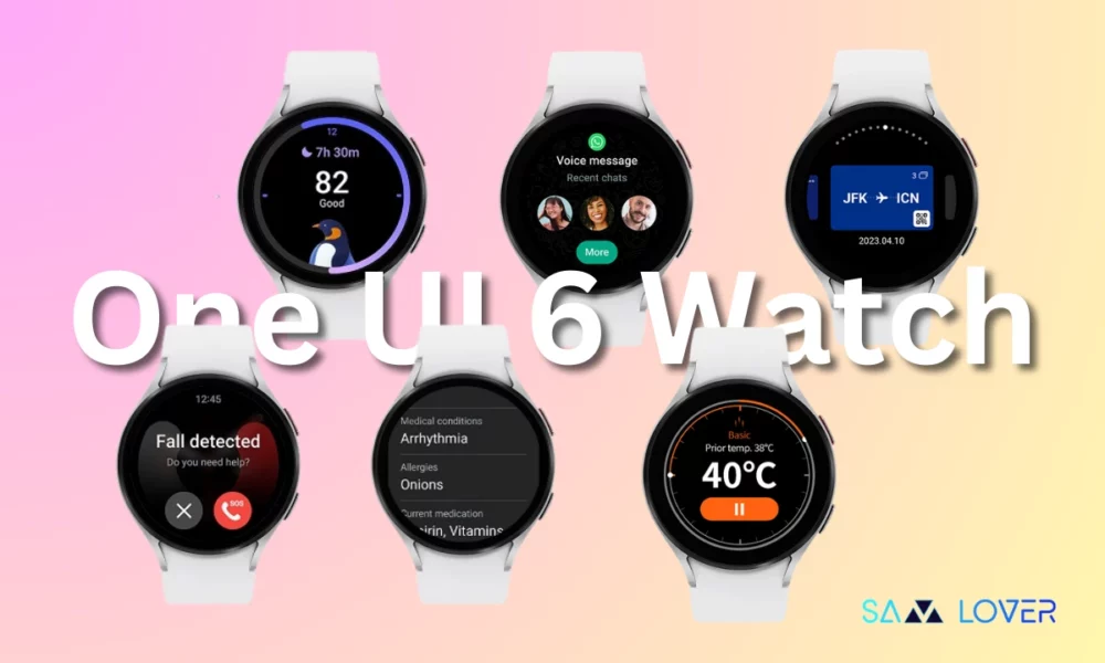 One UI 6 Watch Beta Update