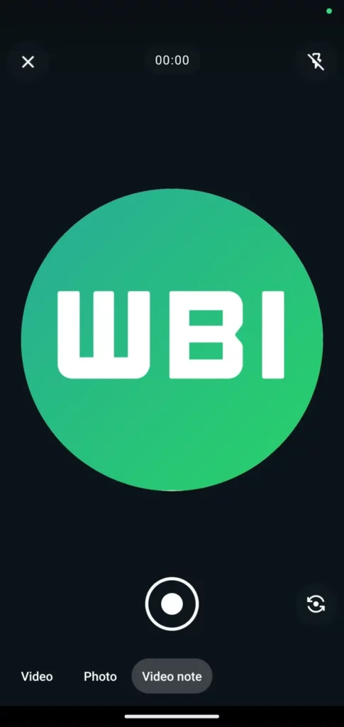 WhatsApp Video Note