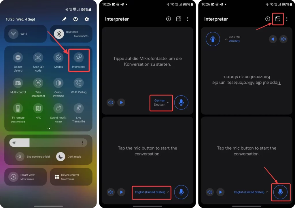 How to use Galaxy AI Interpreter