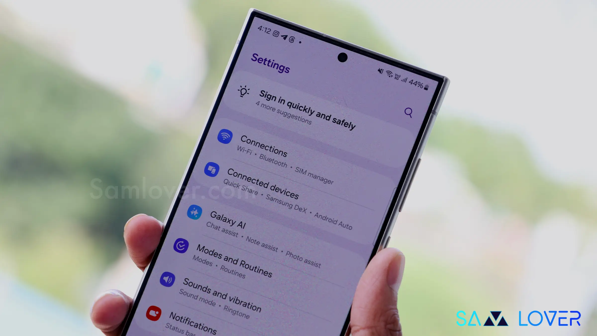 One UI 6.1.1 Galaxy AI tab