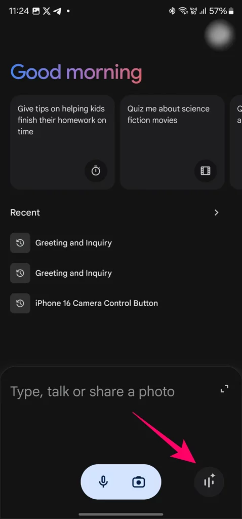 Google Gemini Live
