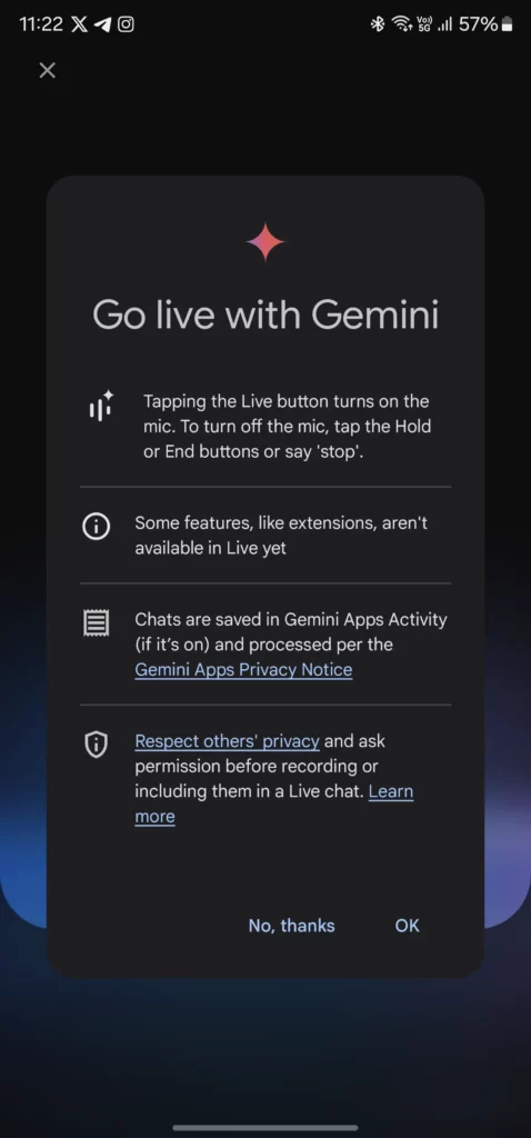 Google Gemini Live