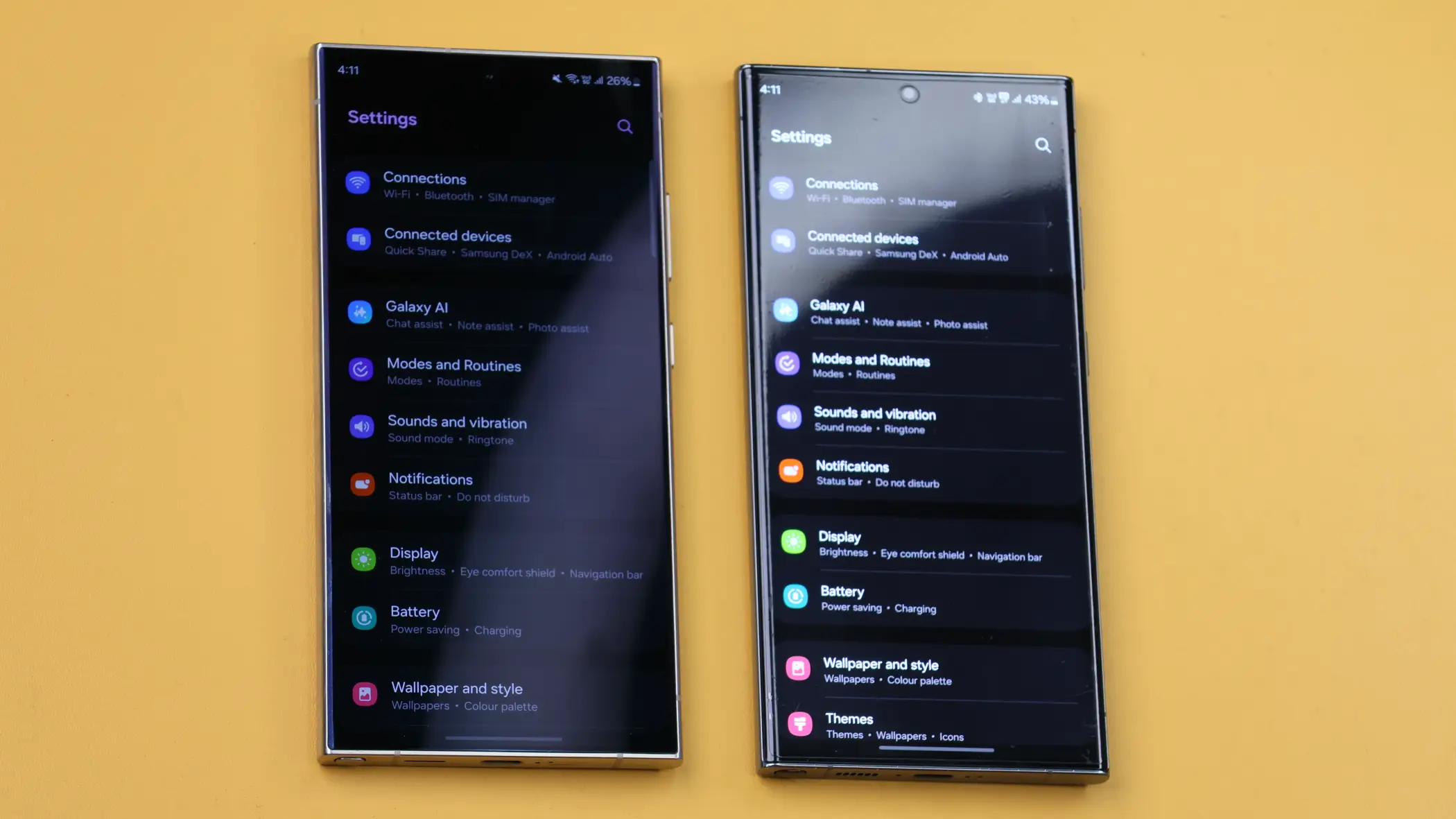 Samsung Galaxy S25 Anti-Reflective Coating Display