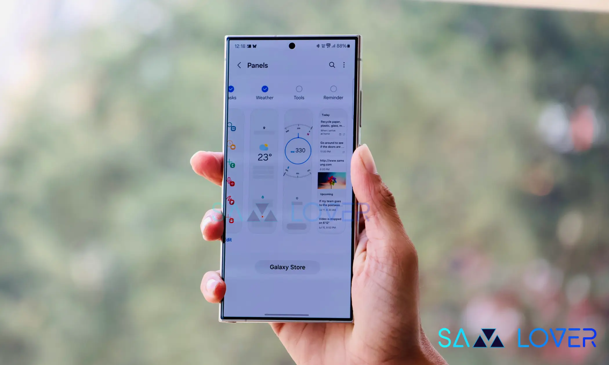 Samsung Edge Panels