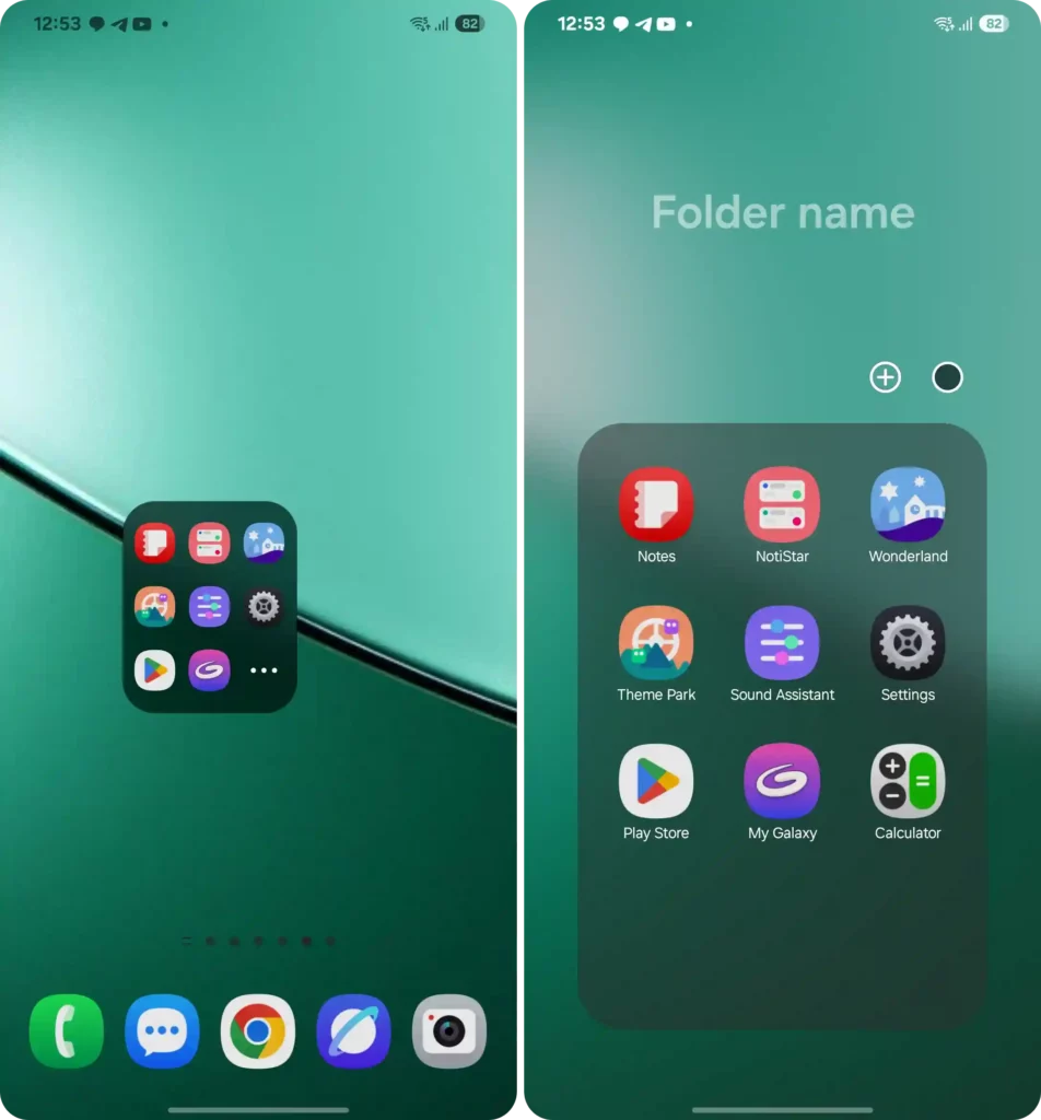 One UI 7 App Folder