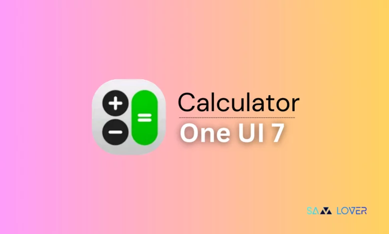 One UI 7 Calculator