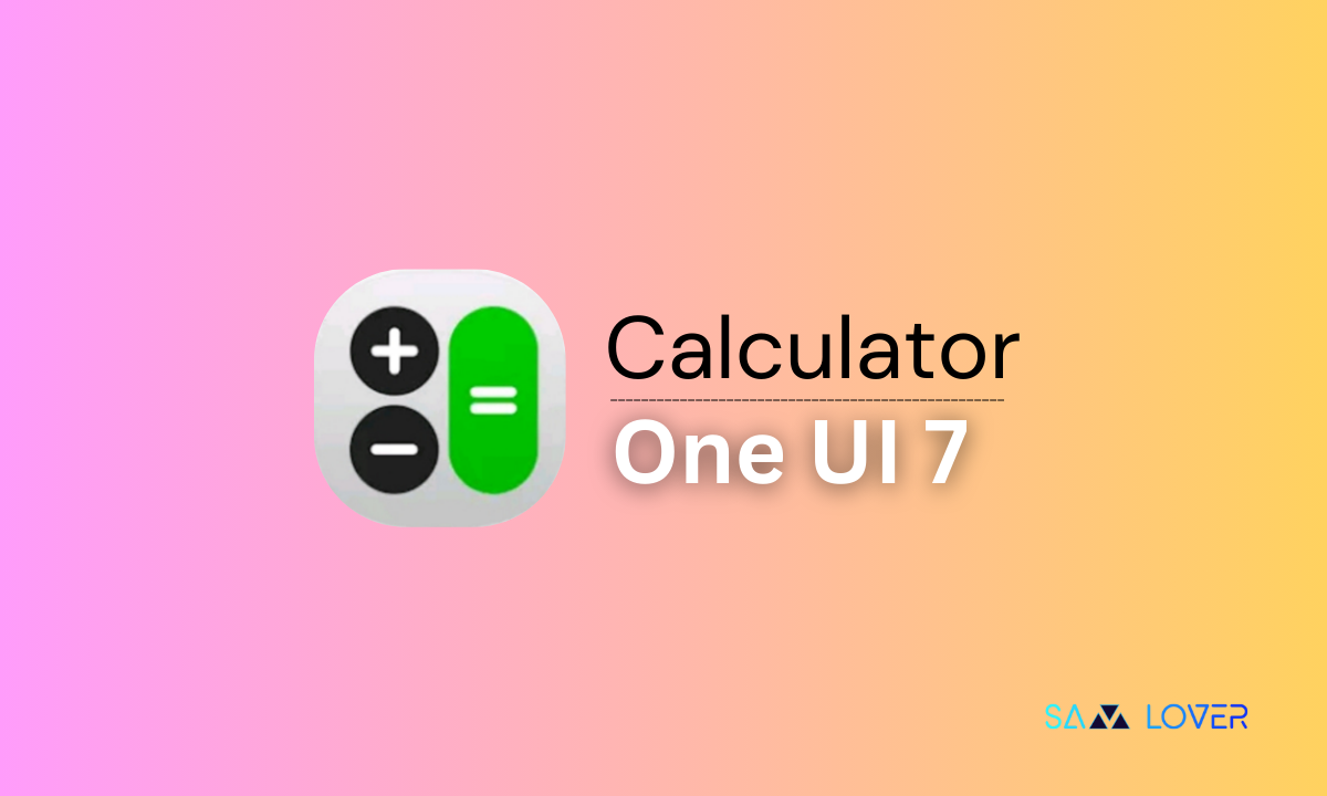 One UI 7 Calculator