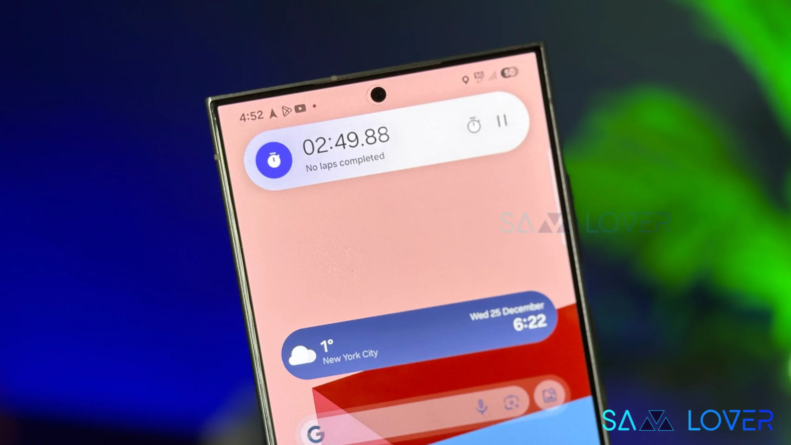 One UI 7 Live Notifications