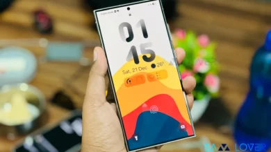 Samsung One UI 7 Lock Screen Clock and Widgets