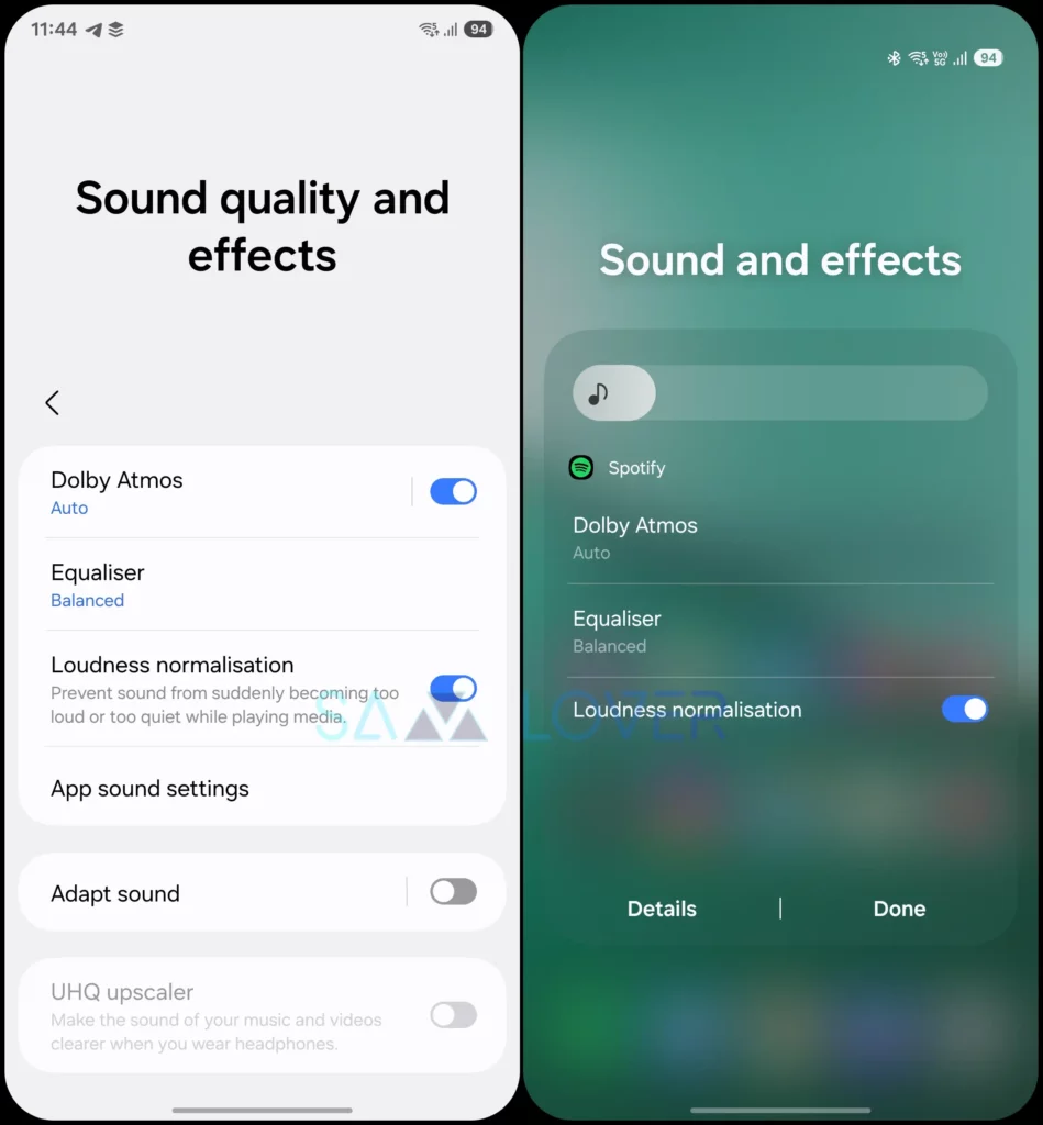 One UI 7 Sound and Effects