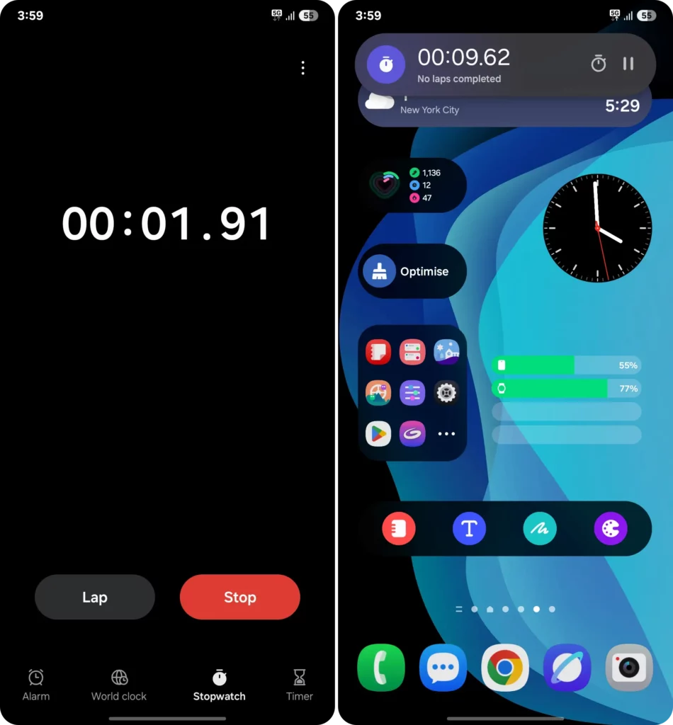 What live notification feature serve?