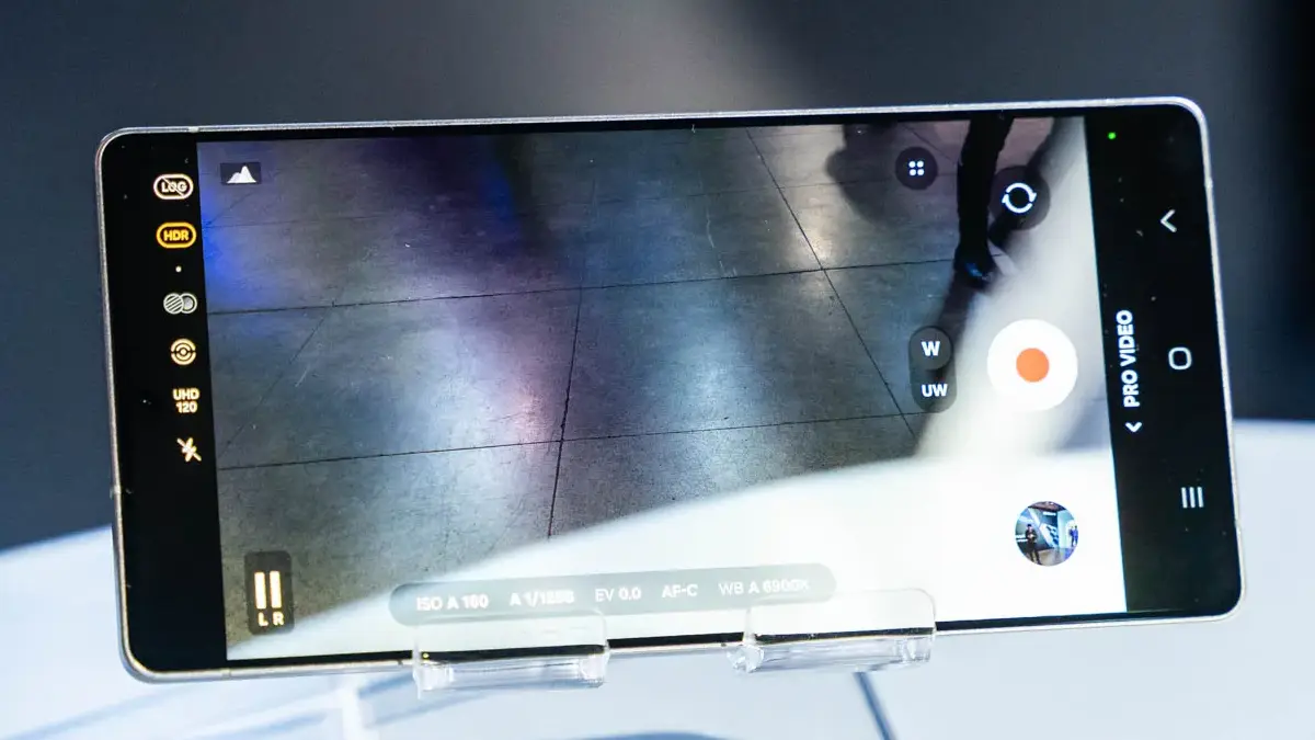 Galaxy S25 Ultra Log Video Recording