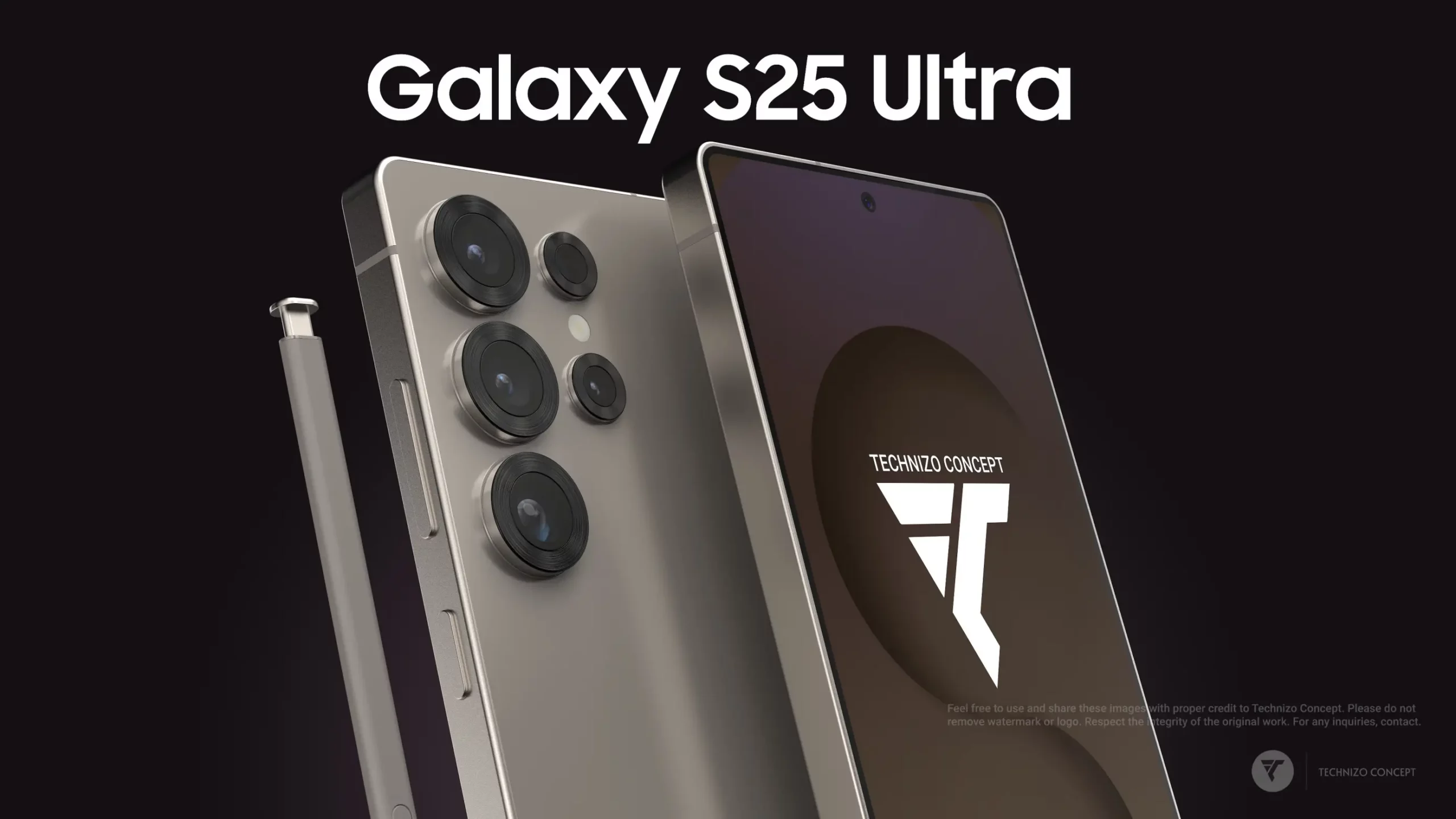 Samsung Galaxy S25 Ultra Renders in Front