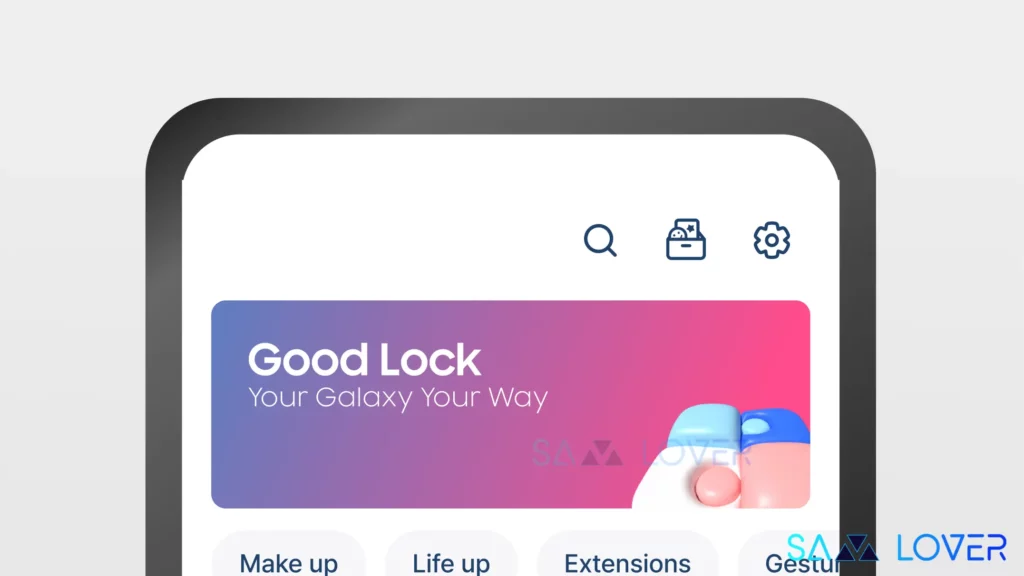 Samsung Good Lock 3.0 categories for better organization of apps 
