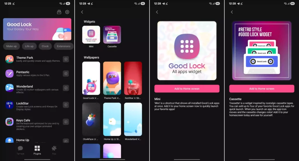 Good Lock Widgets and Wallpapers
