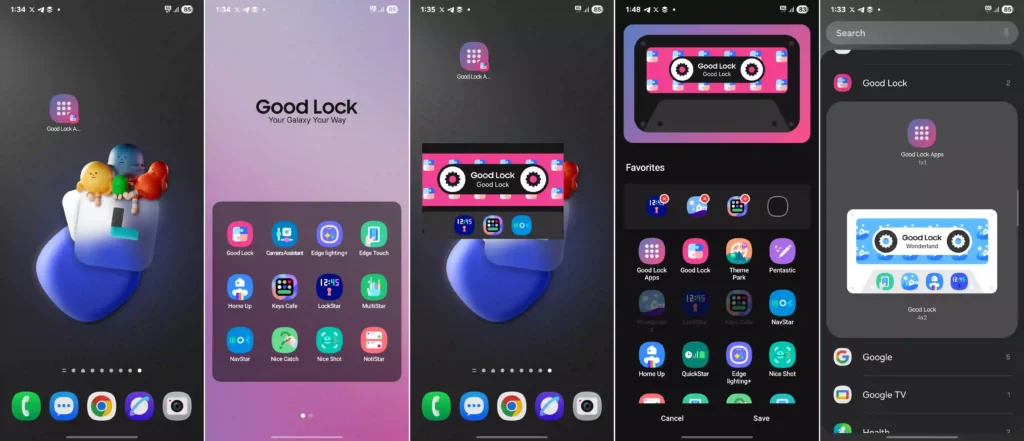 Good Lock Home Screen Widgets