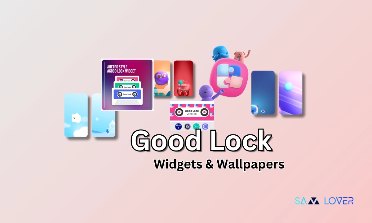 Good Lock widgets and wallpapers