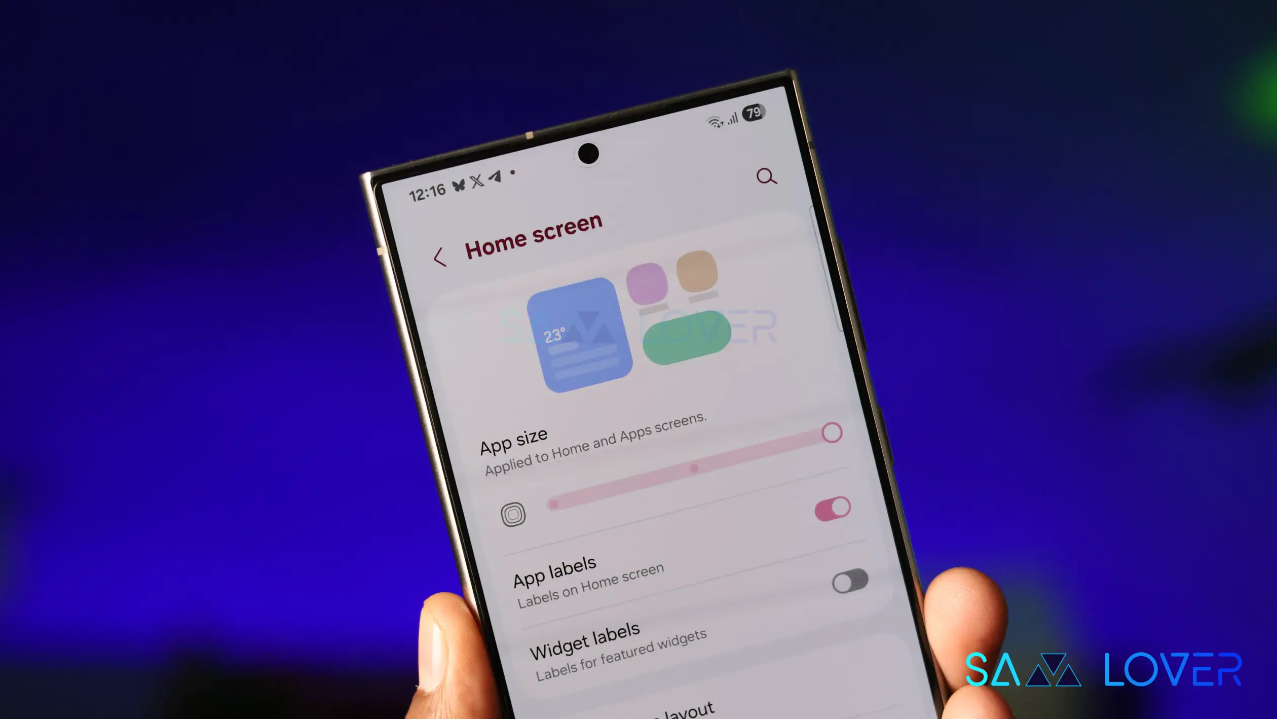 Samsung One UI 7 Apps and Widget Styles