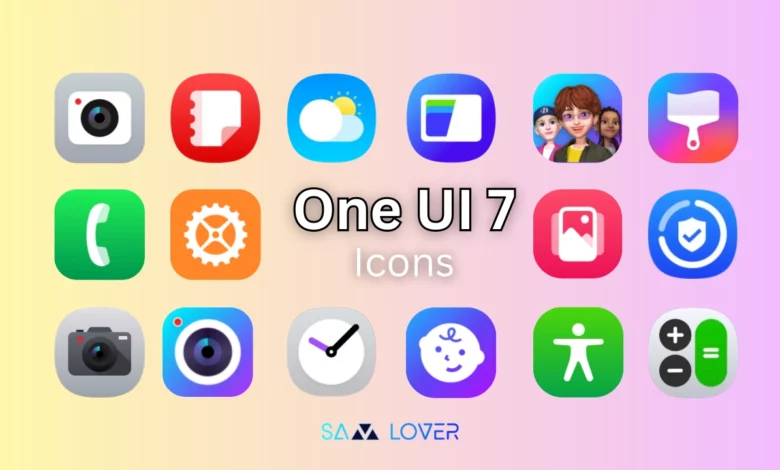 Samsung One UI 7 App Icons