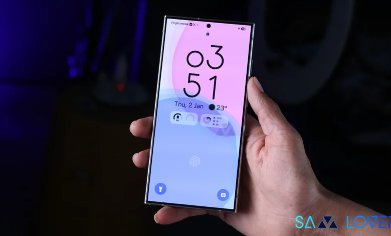 Samsung One UI 7 Lock Screen Clock Customize