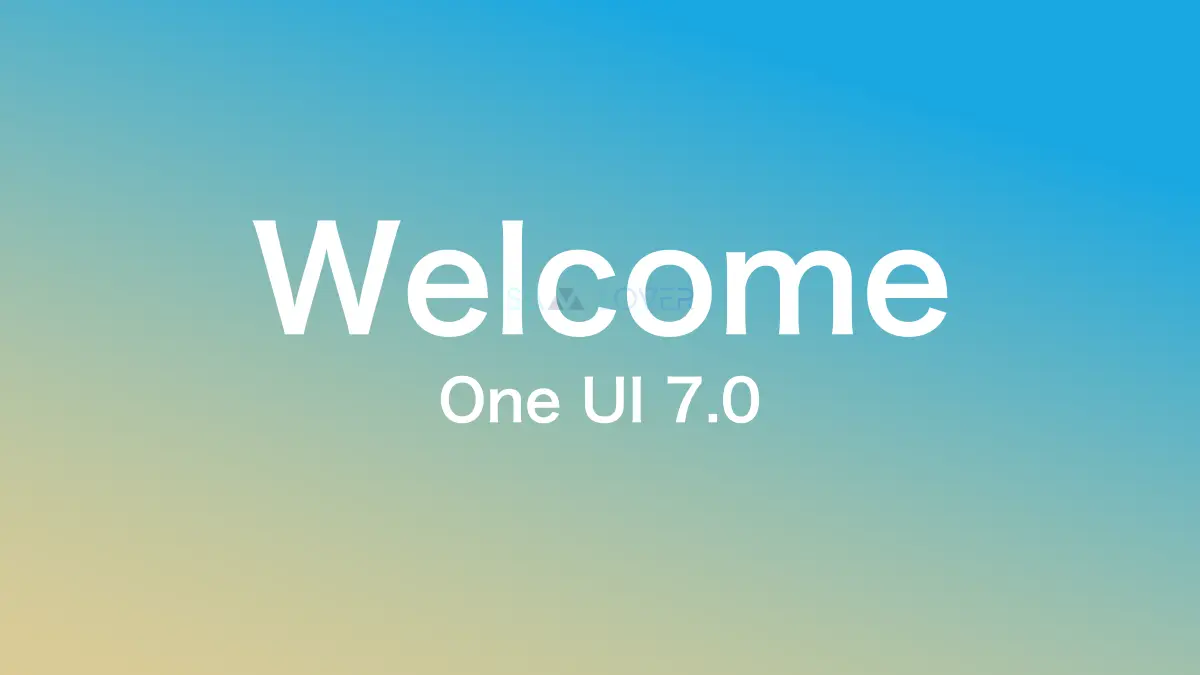 Samsung One UI 7.0 Welcome Screen