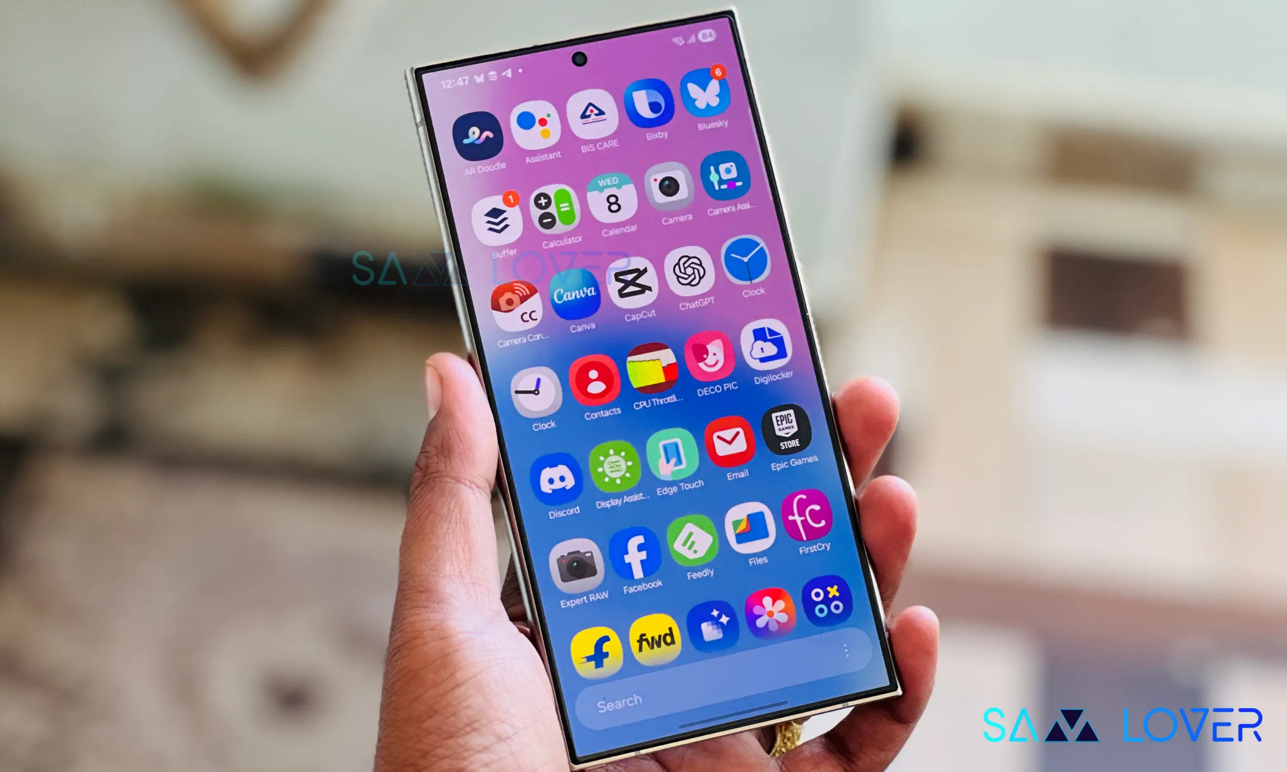 Samsung One UI 7 Vertical App Drawer