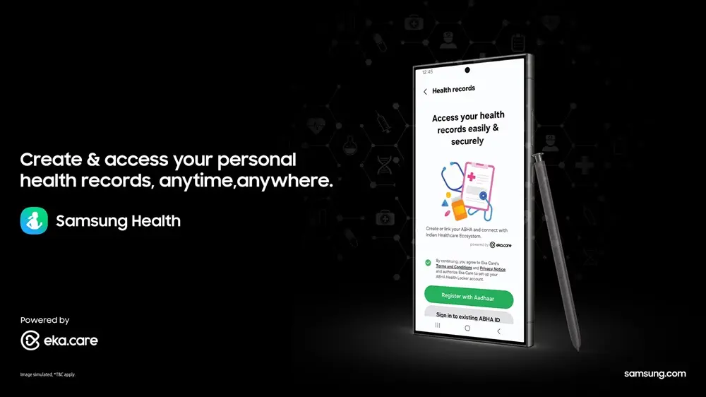 Samsung Health Personal Health Records