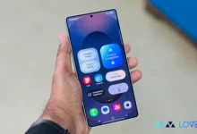 Samsung Galaxy S25 Ultra Front Design and Display Home Screen