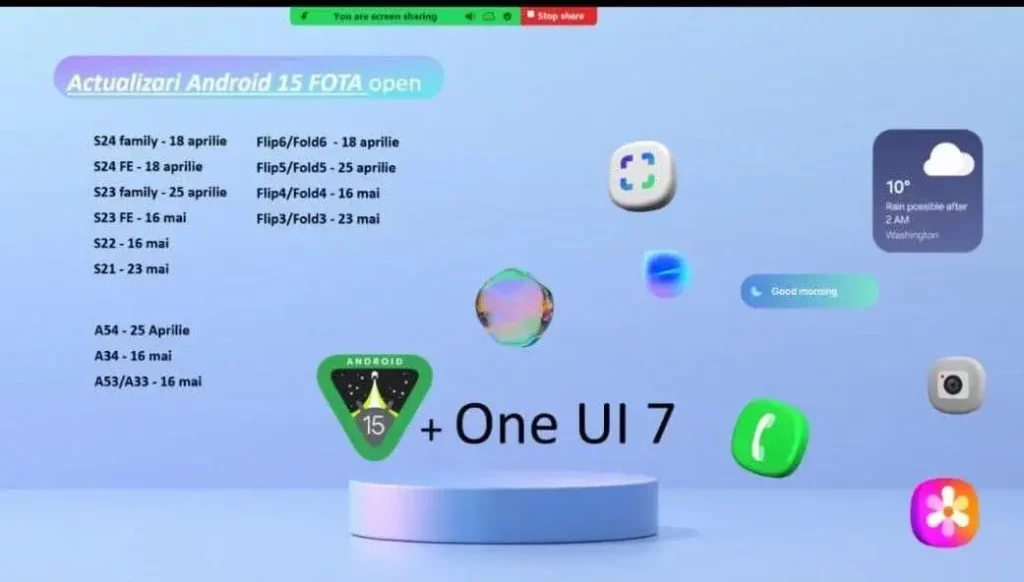 Samsung One UI 7 Stable Update