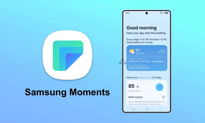 Samsung Moments App