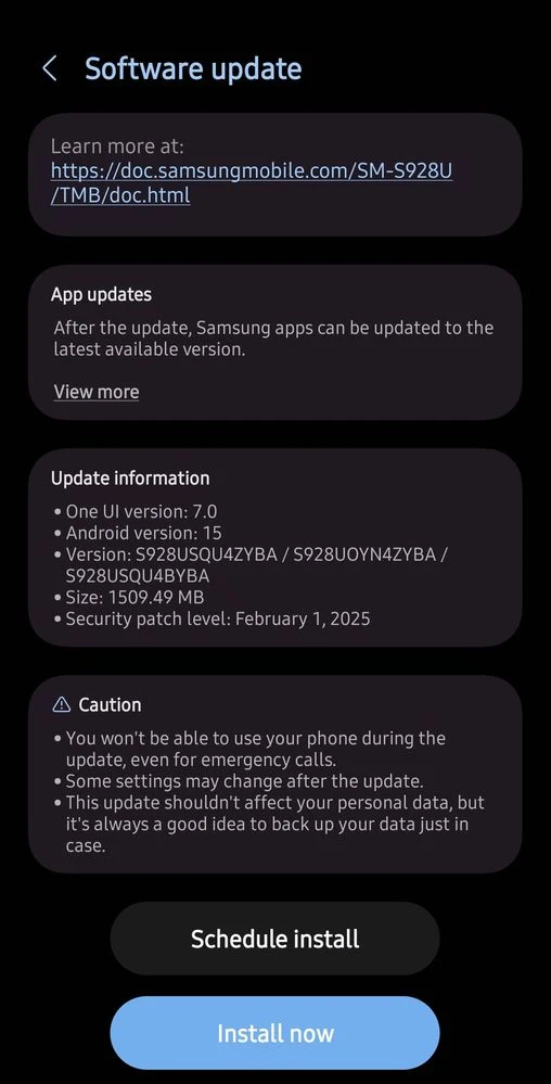 One UI 7 Beta 4 in the US