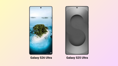 Galaxy S26 Ultra and S25 Ultra