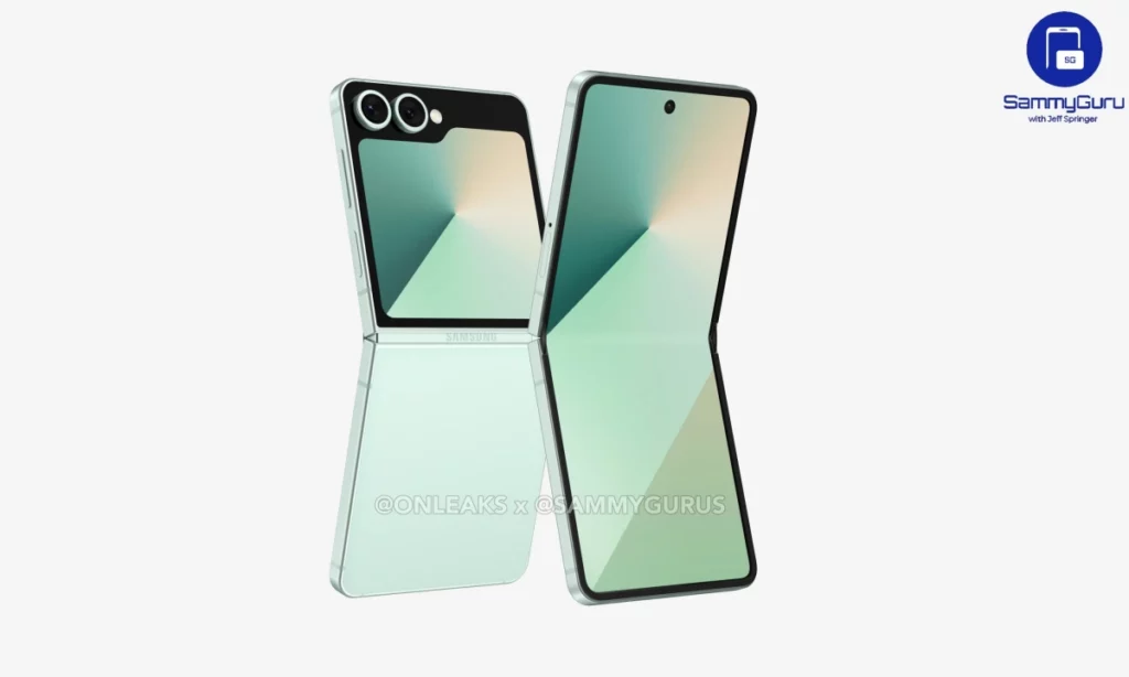 Galaxy Z Flip7 render
