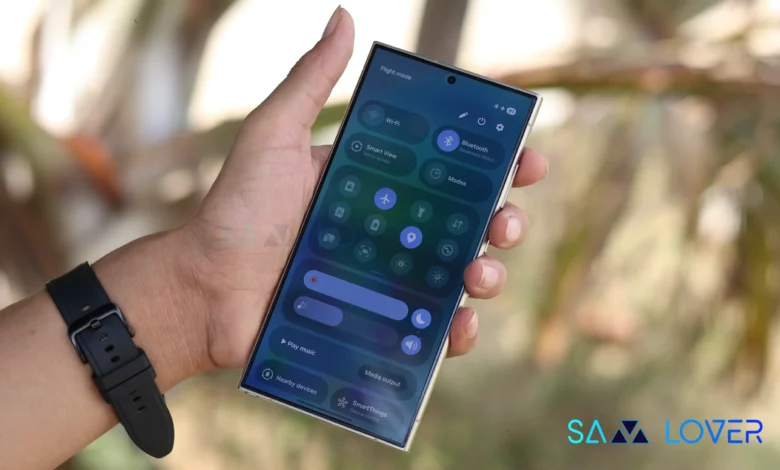 Samsung One UI 7 Quick Settings Panel