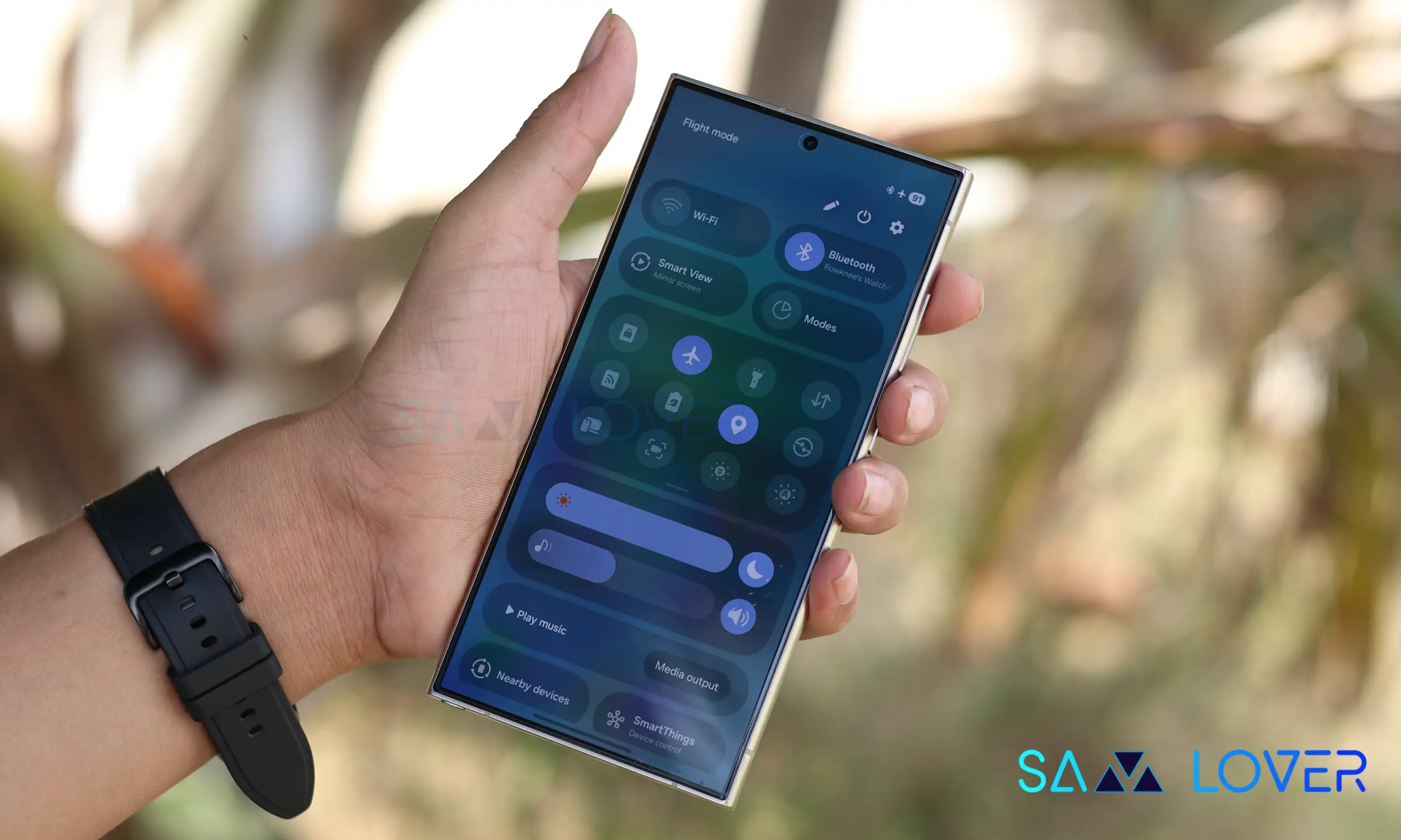 Samsung One UI 7 Quick Settings Panel