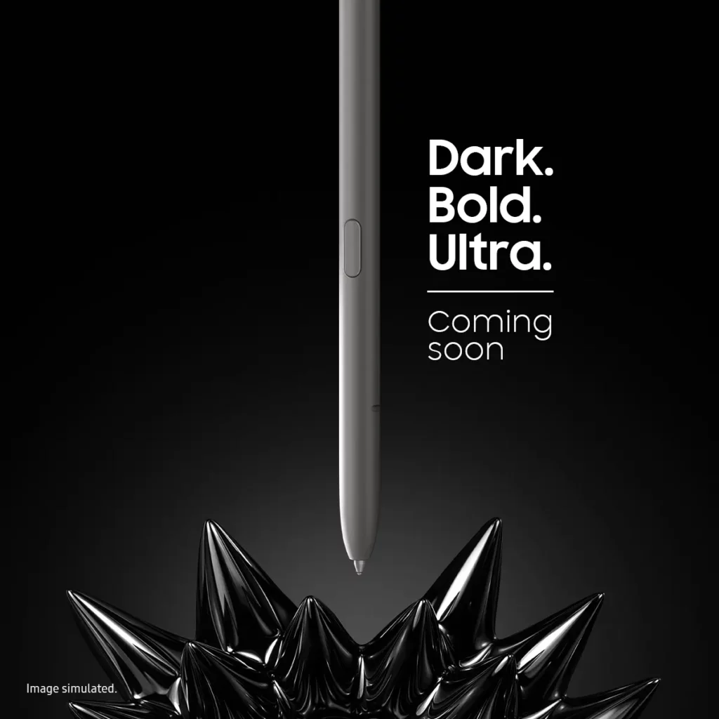Galaxy S25 Ultra Black Bold Edition