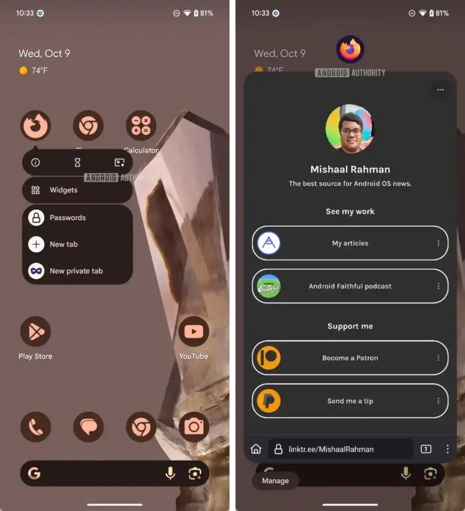 Android Bubble Bar Multitasking