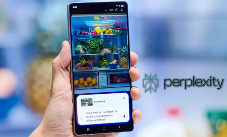 Galaxy S25 ultra with Perplexity