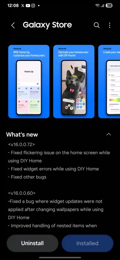Good Lock's Home UP Update v16.0.00.72