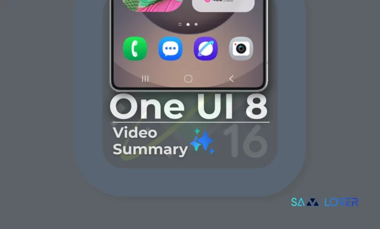One UI 8 Video Summary