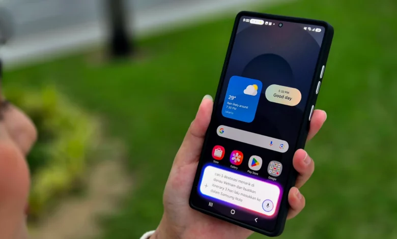 Samsung Galaxy S25 Ultra Home Screen