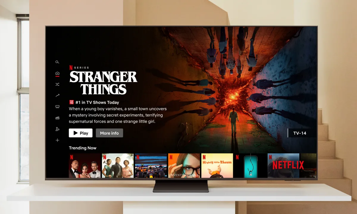 Samsung TV display Netflix