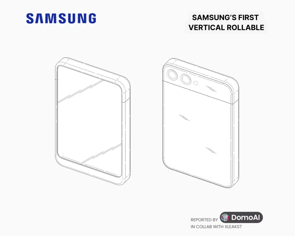 Samsung first vertical rollable phone