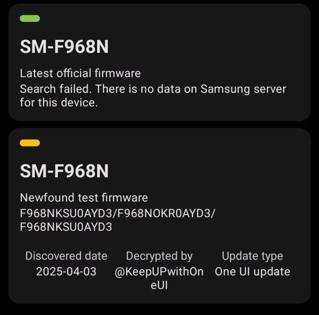 Tri Fold One UI 7 Build