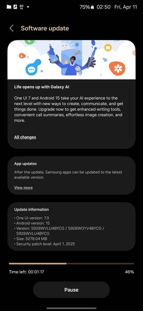 Galaxy S24 stable one ui 7 Canada