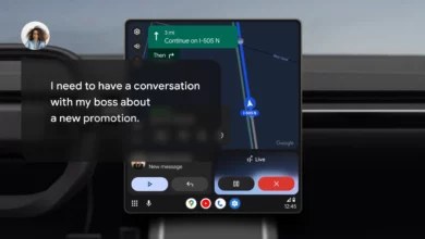 Gemini Android Auto integration