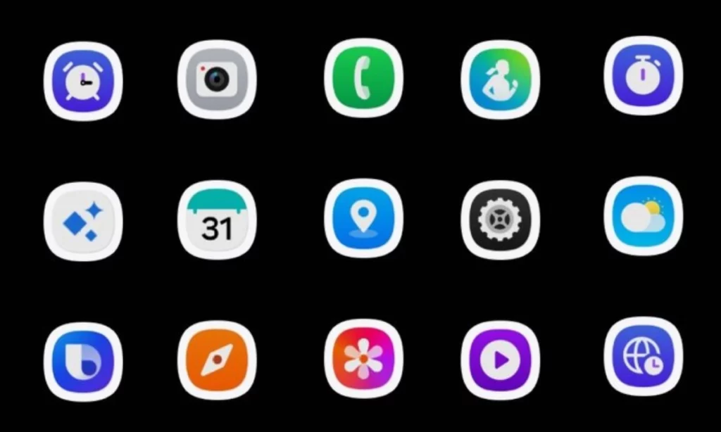 One UI 8 Watch icons