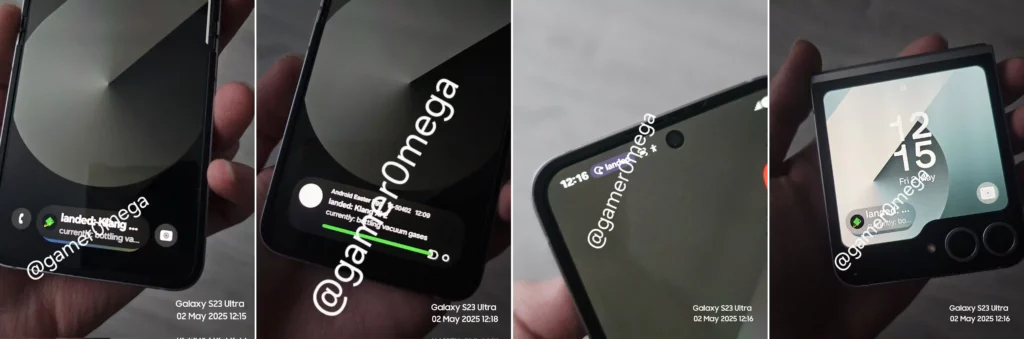 One UI 8 Now Bar Android Notificaitons integration